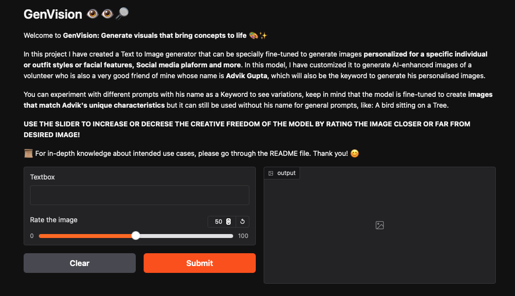GenVision Image Generator
